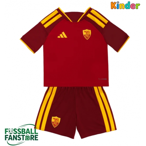 AS Roma Paulo Dybala #21 Replik Heimtrikot Kinder 2026-27 Kurzarm (+ Kurze Hosen)